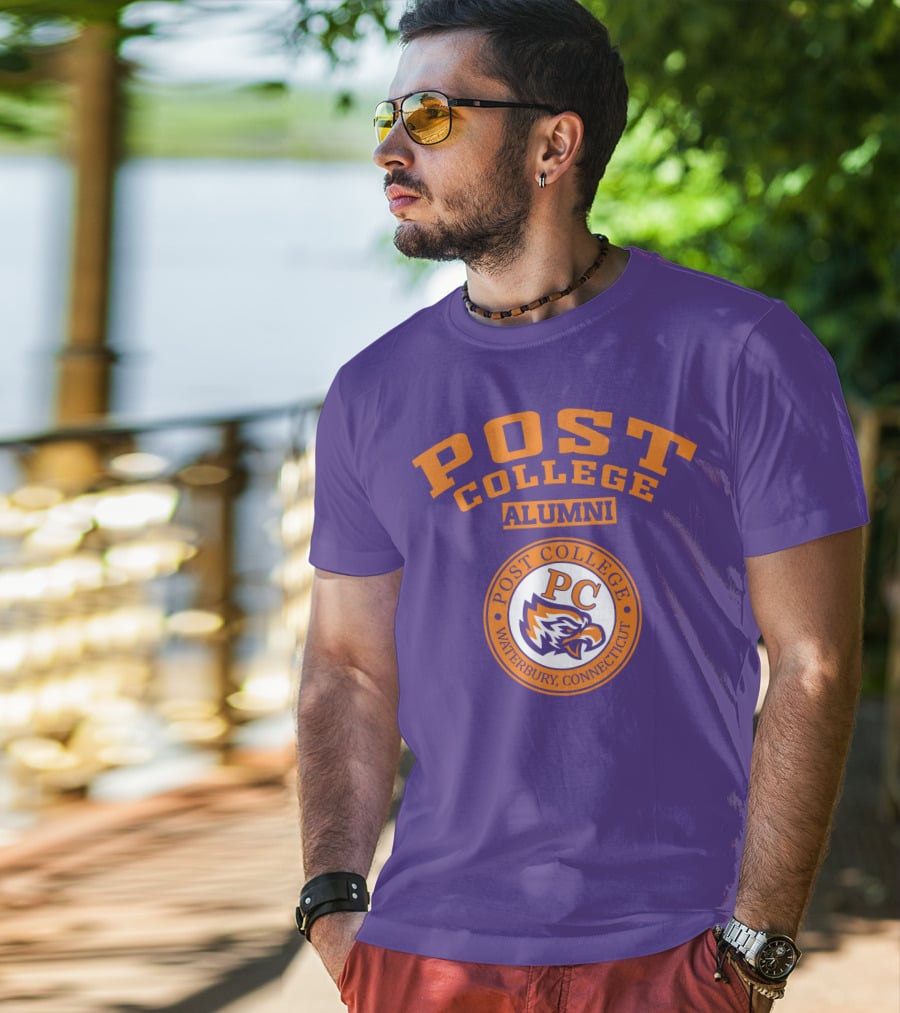 Post College Alumni Pc Waterbury Connecticut Eagle T-Shirt