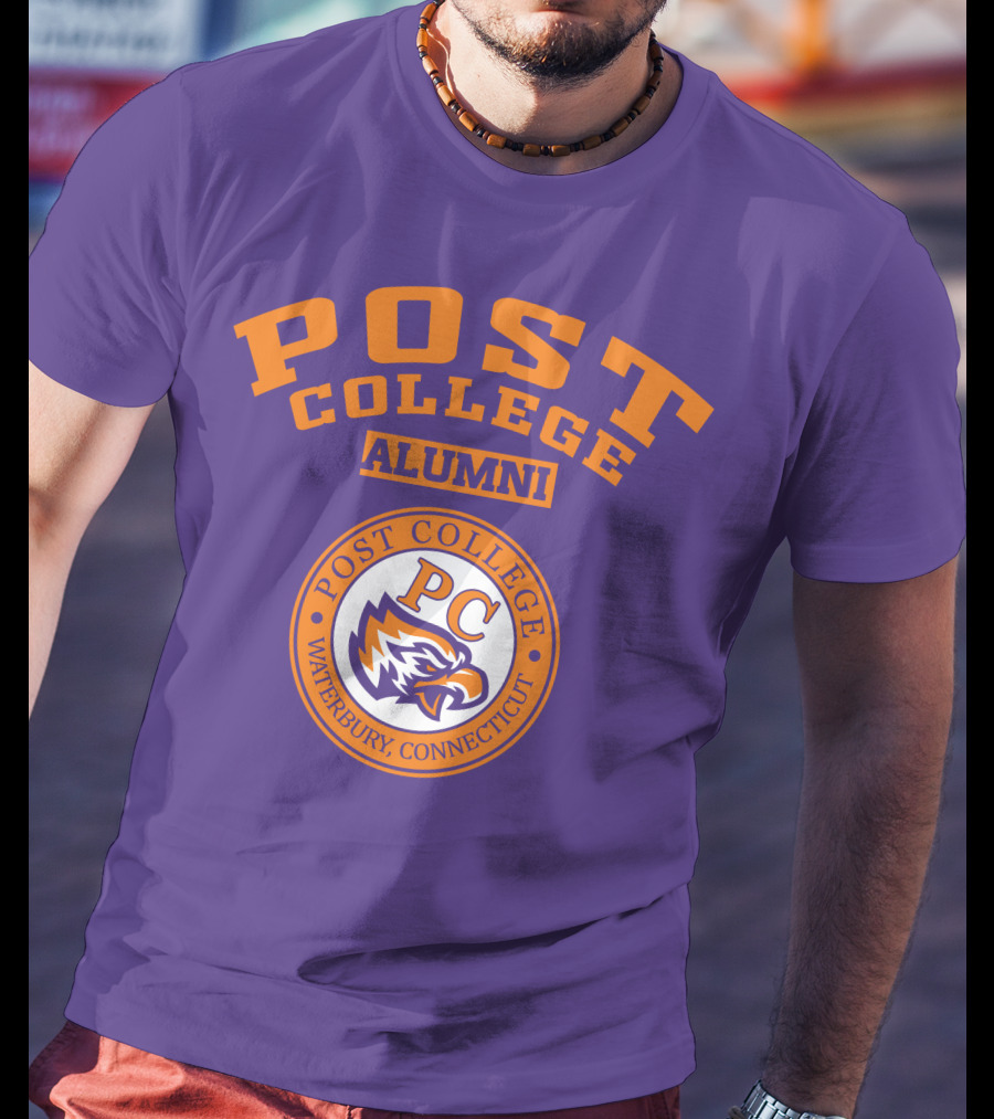Post College Alumni Pc Waterbury Connecticut Eagle T-Shirt