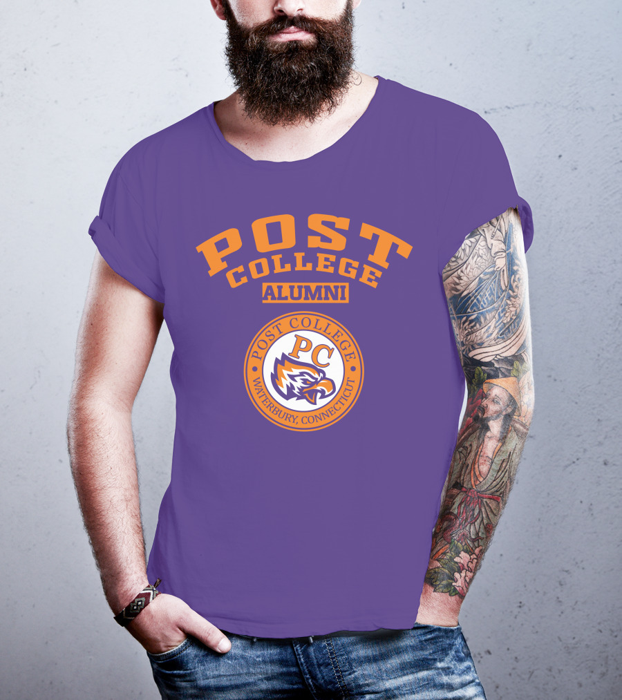 Post College Alumni Pc Waterbury Connecticut Eagle T-Shirt
