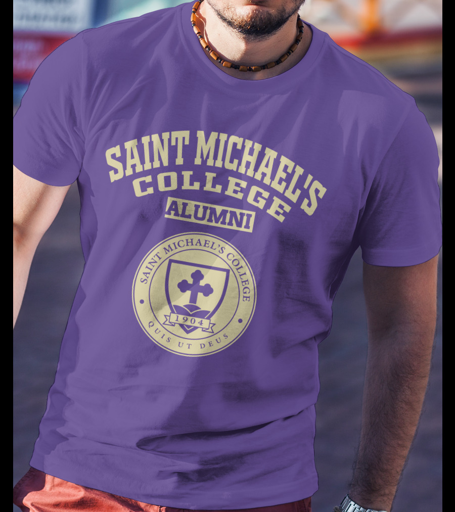 Saint Michael's College Alumni 1904 Quis Ut Deus T-Shirt