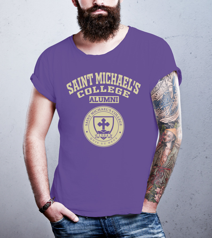 Saint Michael's College Alumni 1904 Quis Ut Deus T-Shirt