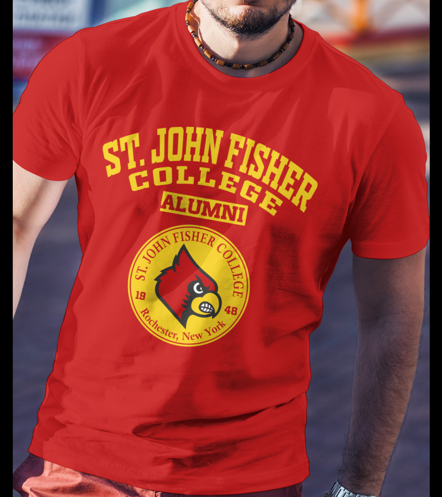 St. John Fisher College Alumni Cardinal Logo Rochester New York 1948 T-Shirt