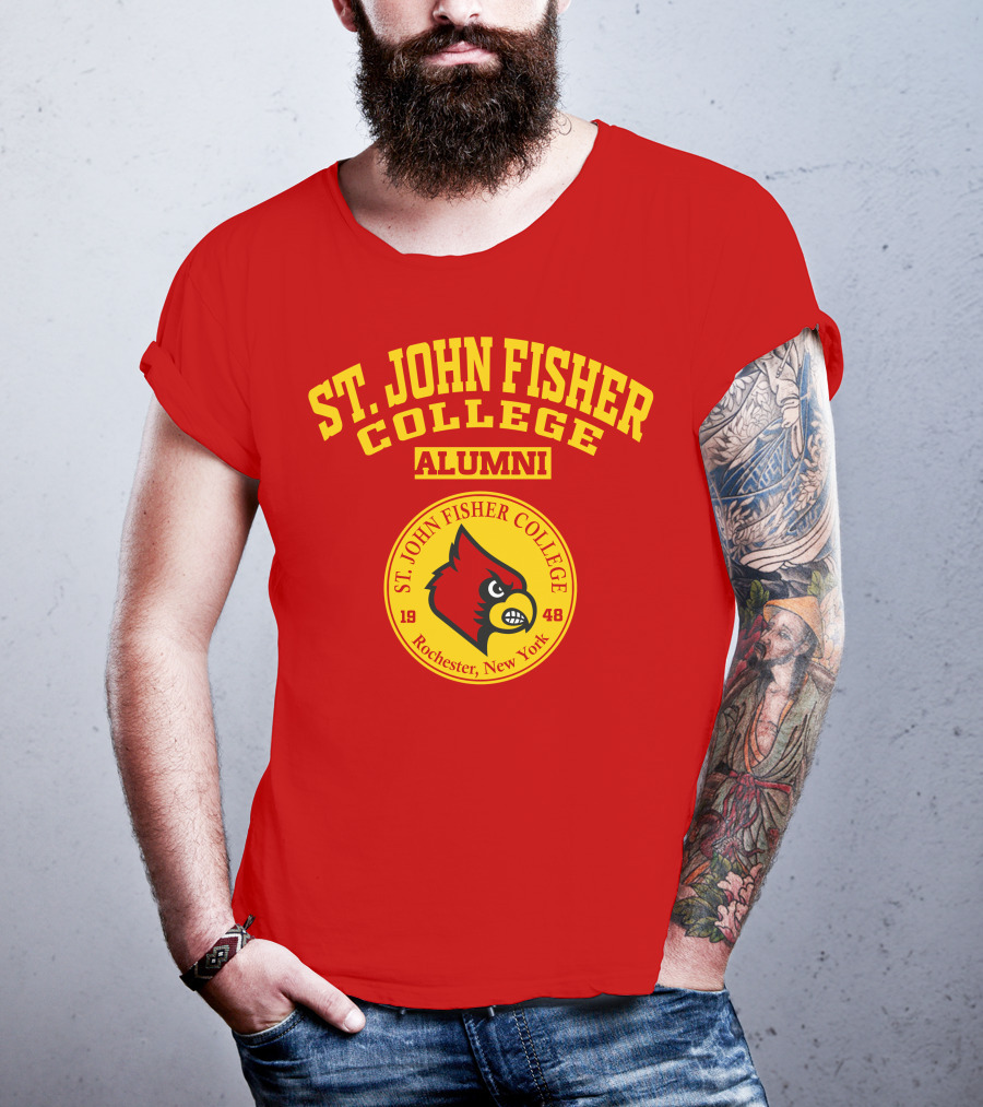 St. John Fisher College Alumni Cardinal Logo Rochester New York 1948 T-Shirt