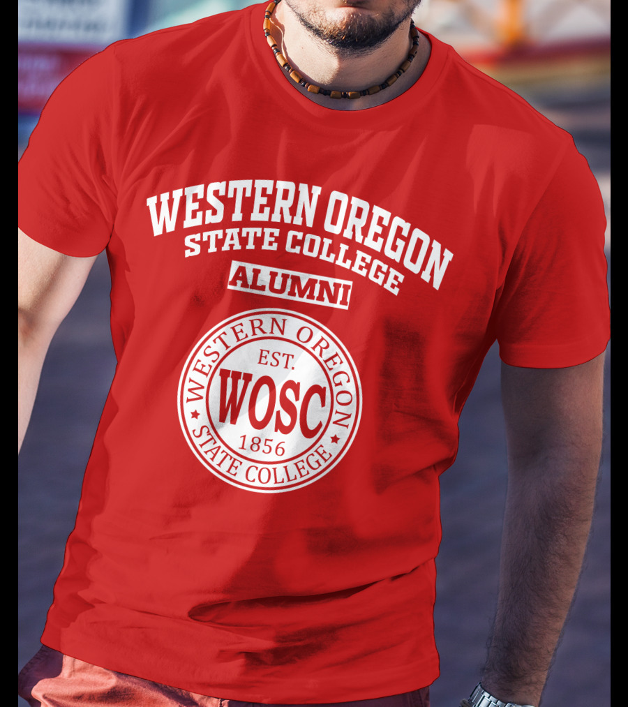 Western Oregon State College Alumni WOSC Est. 1856 T-Shirt
