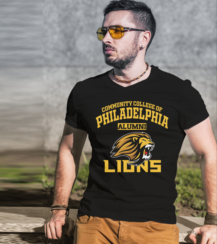 Community College Of Philadelphia Alumni Lions T-Shirt