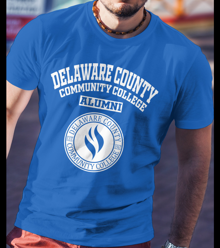 Delaware County Community College Alumni Est. 1967 Blue T-Shirt