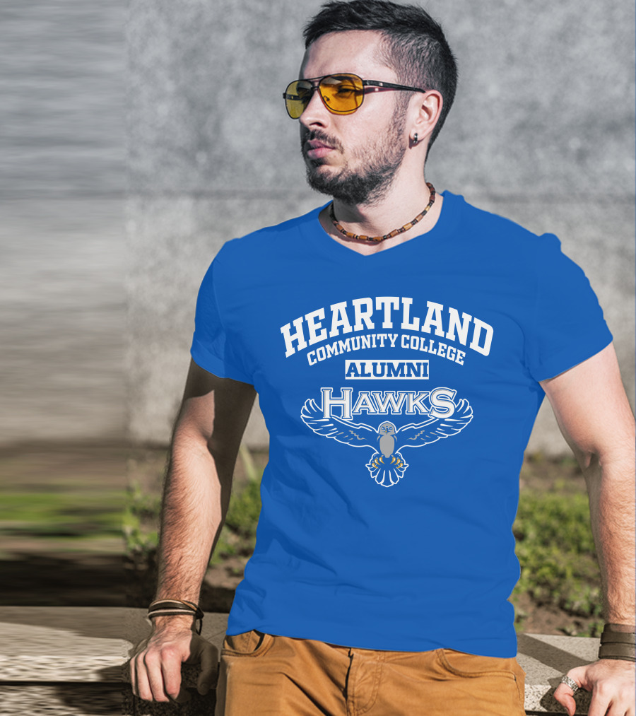 Heartland Community College Alumni Hawks T-Shirt