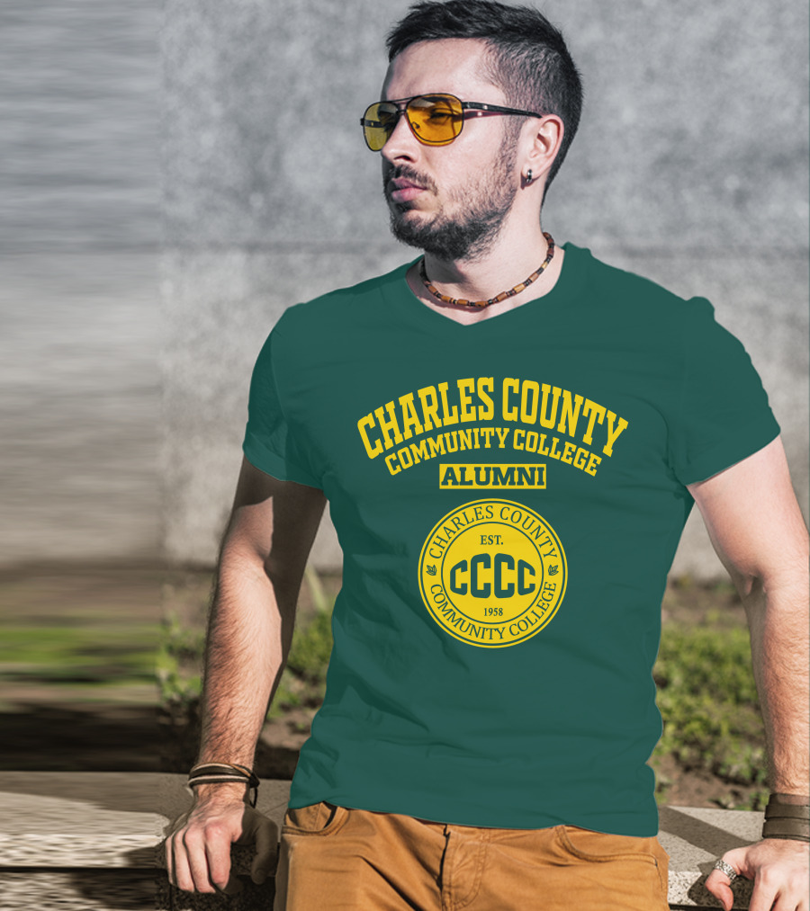 Charles County Community College Alumni Est. 1958 CCCC T-Shirt