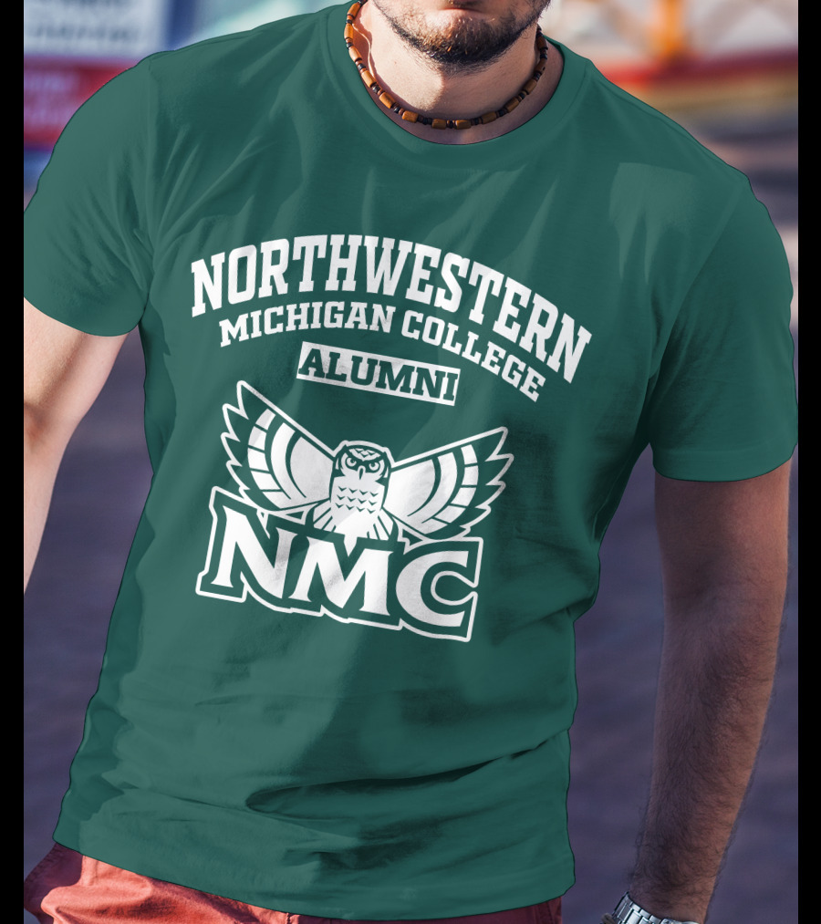 Northwestern Michigan College Alumni NMC Owl T-Shirt