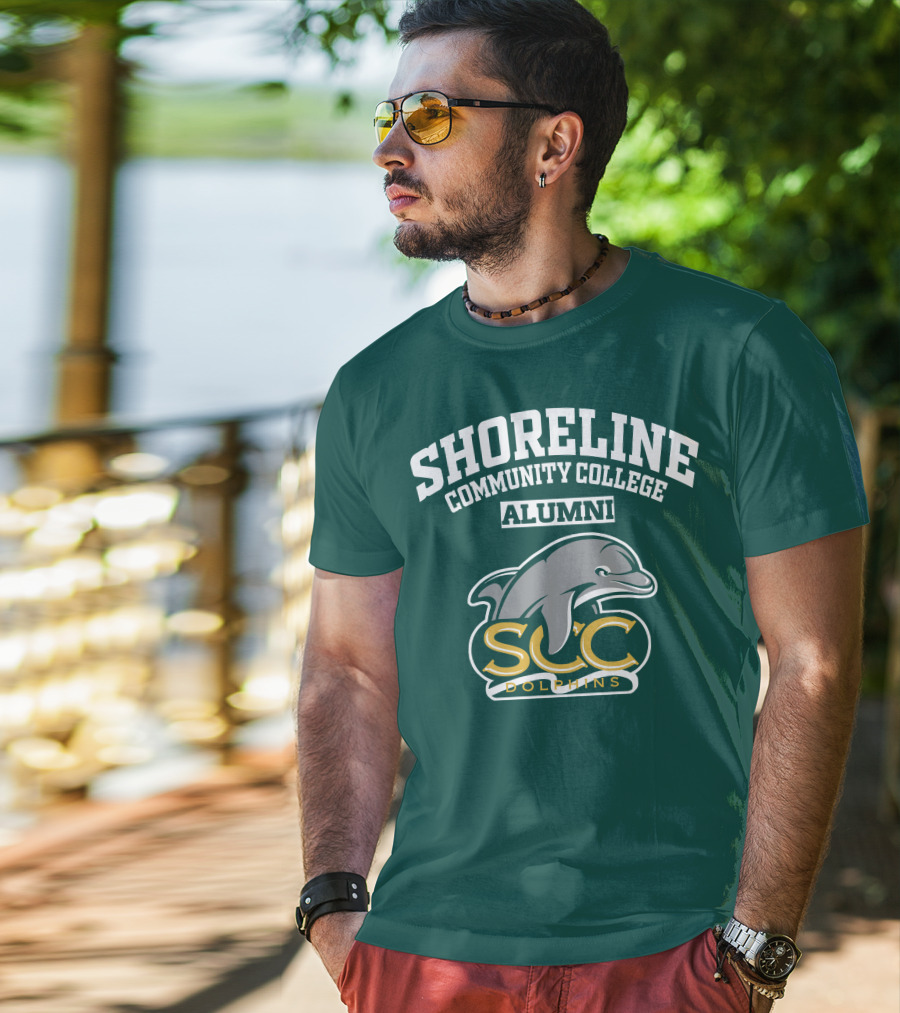 Shoreline Community College Alumni SCC Dolphins T-Shirt
