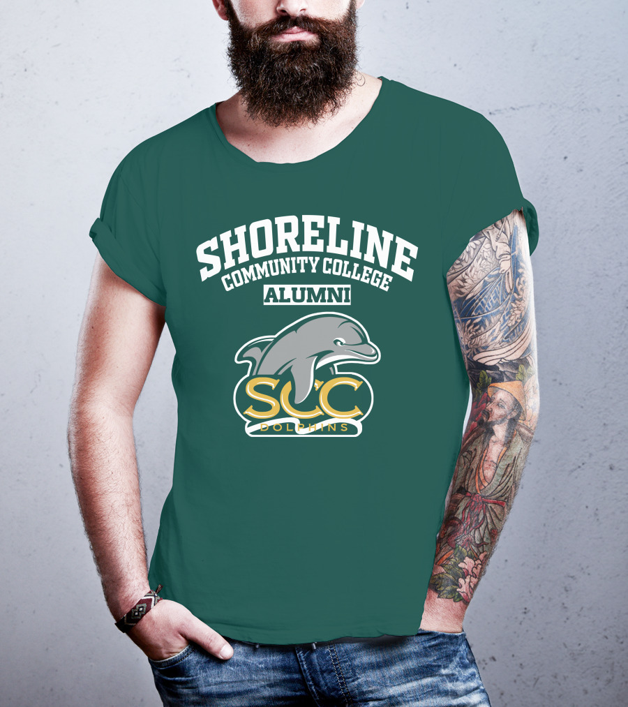 Shoreline Community College Alumni SCC Dolphins T-Shirt