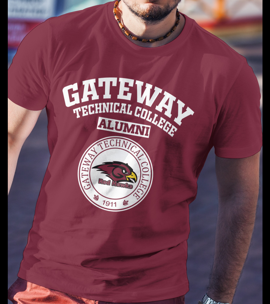 Gateway Technical College Alumni Red Hawks 1911 T-Shirt