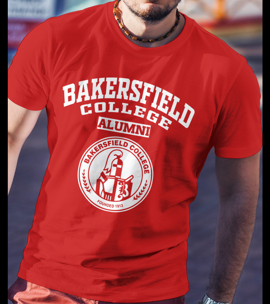 Bakersfield College Alumni Founded 1913 Logo Badge T-Shirt