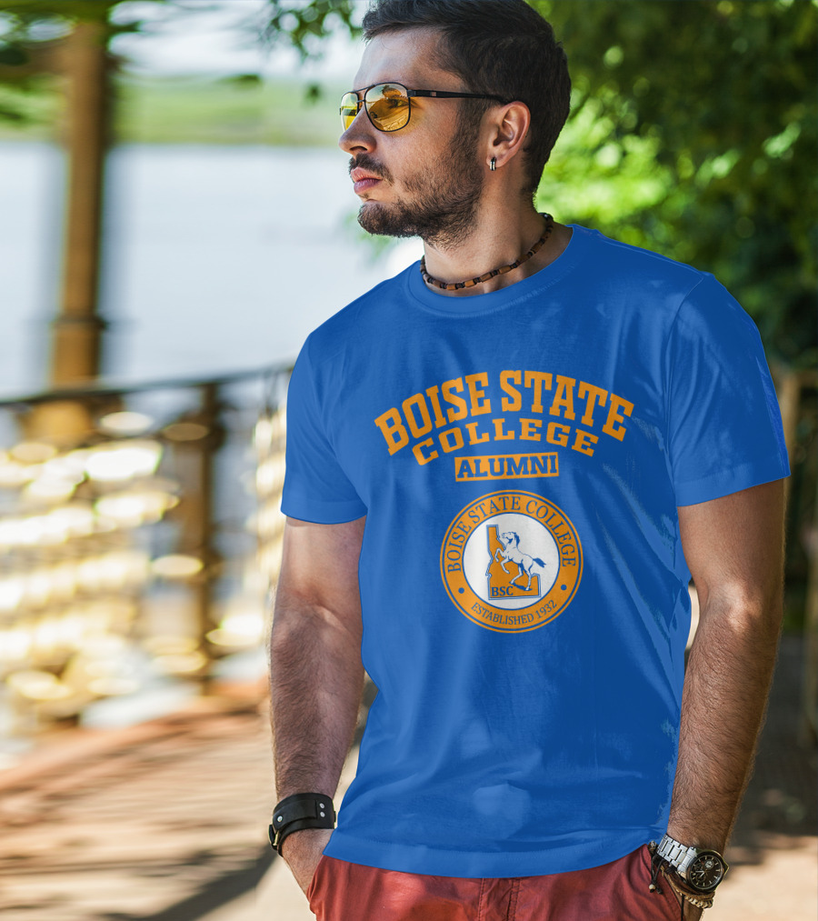 Boise State College Alumni BSC Established 1932 T-Shirt
