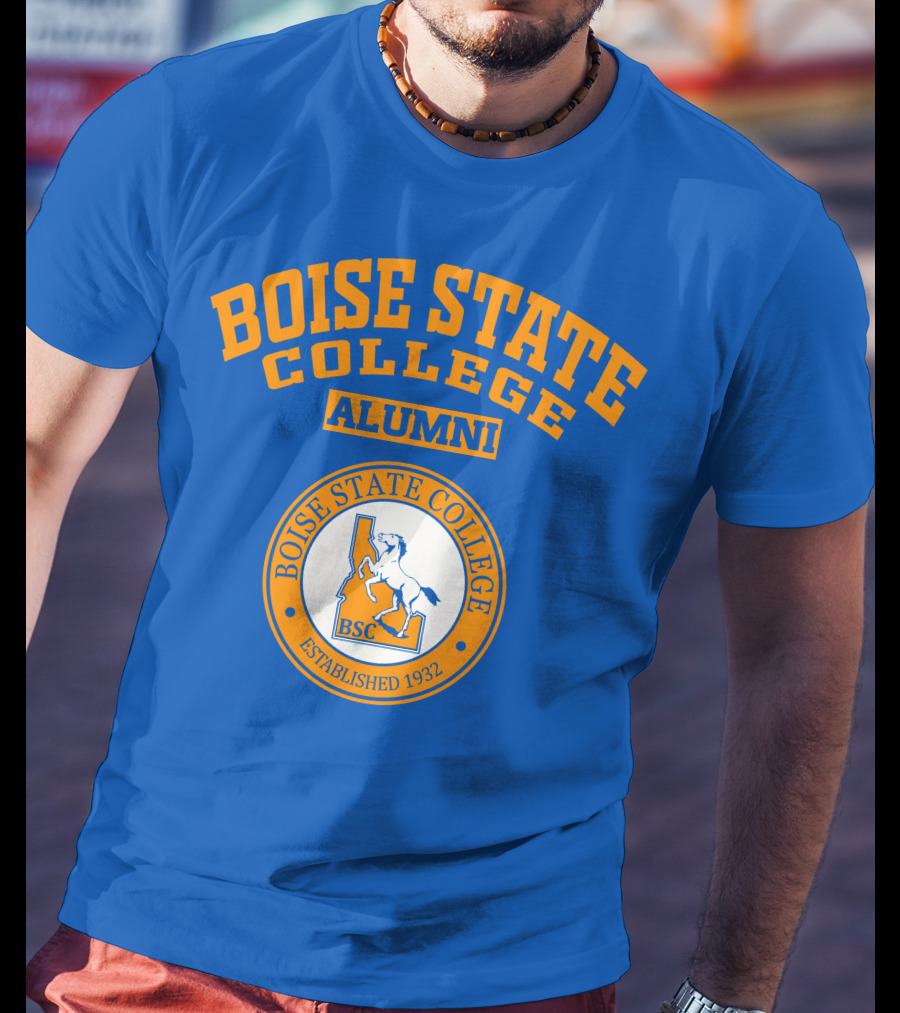 Boise State College Alumni BSC Established 1932 T-Shirt