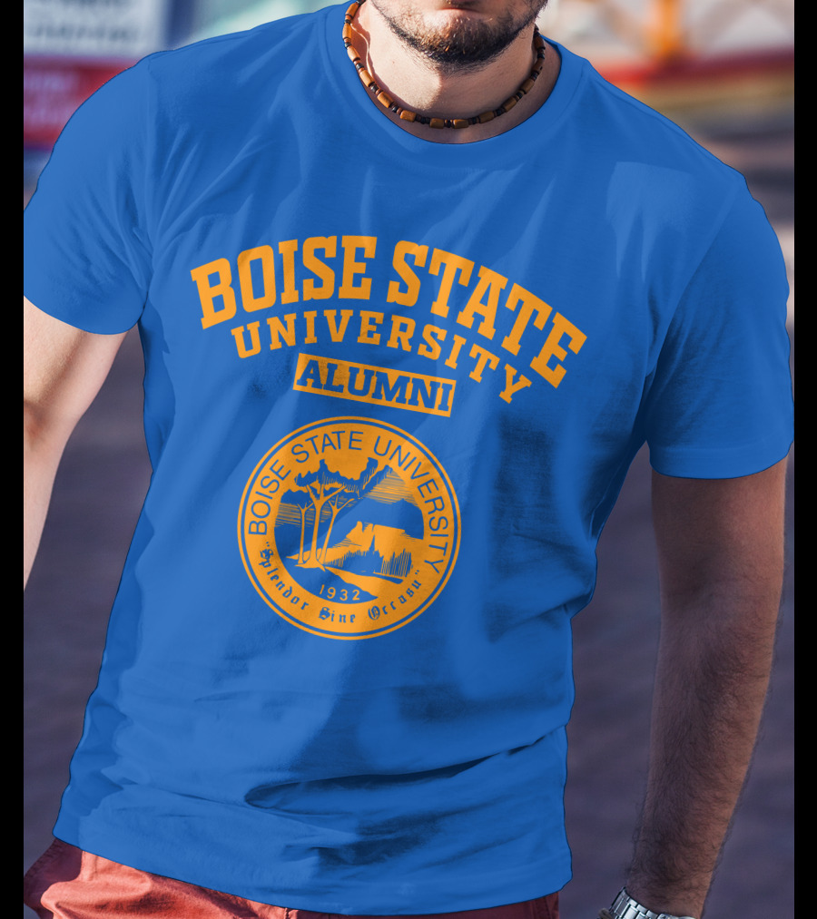 Boise State University Alumni 1932 Splendor Sine Occasu Seal T-Shirt