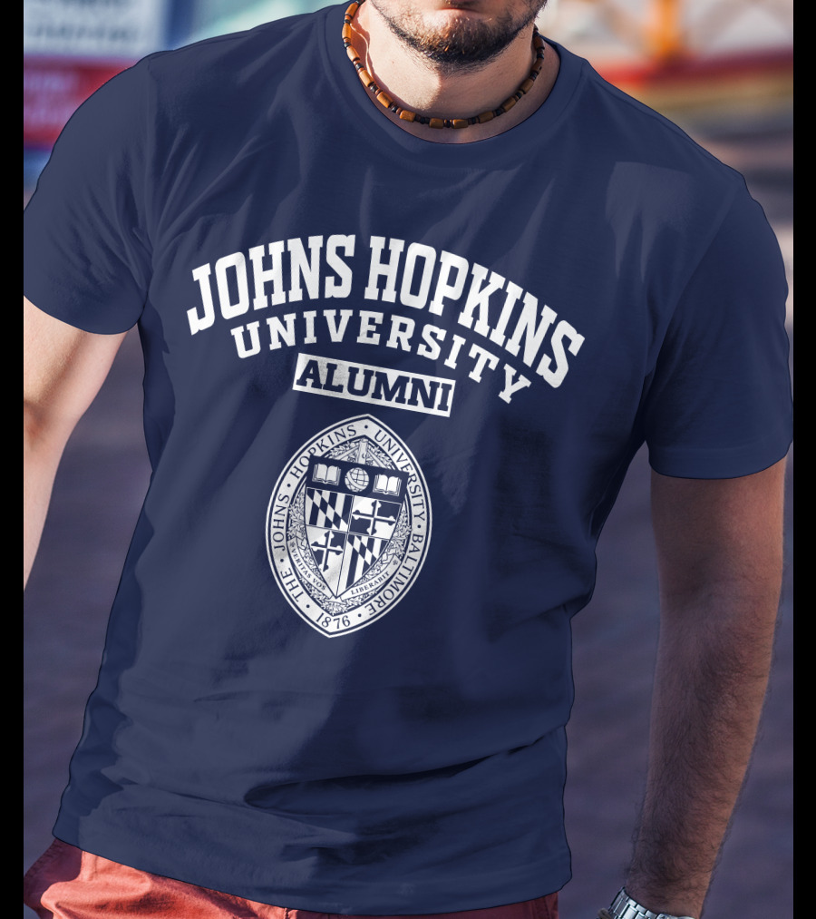 Johns Hopkins University Alumni Seal Baltimore 1876 T-Shirt