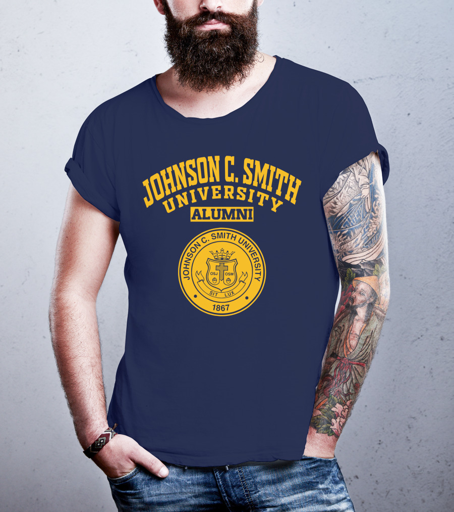 Johnson C Smith University Alumni 1867 Seal Sit Lux T-Shirt