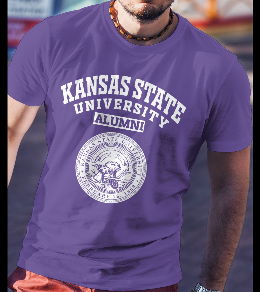 Kansas State University Alumni February 16 1863 Seal T-Shirt