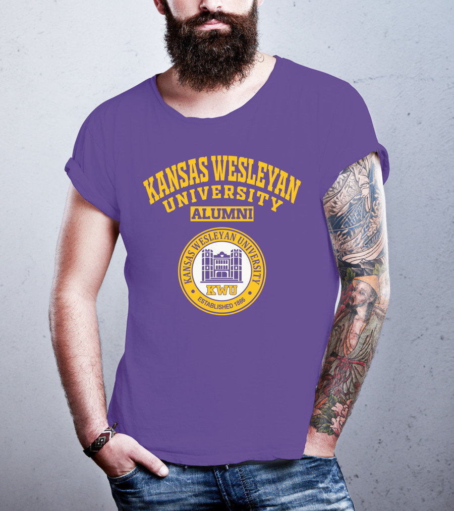 Kansas Wesleyan University Alumni KWU Established 1886 T-Shirt