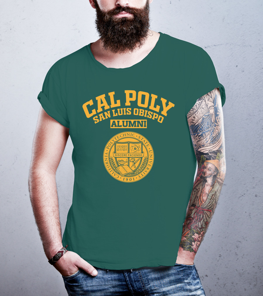 Cal Poly San Luis Obispo Alumni California Polytechnic State University Seal T-Shirt