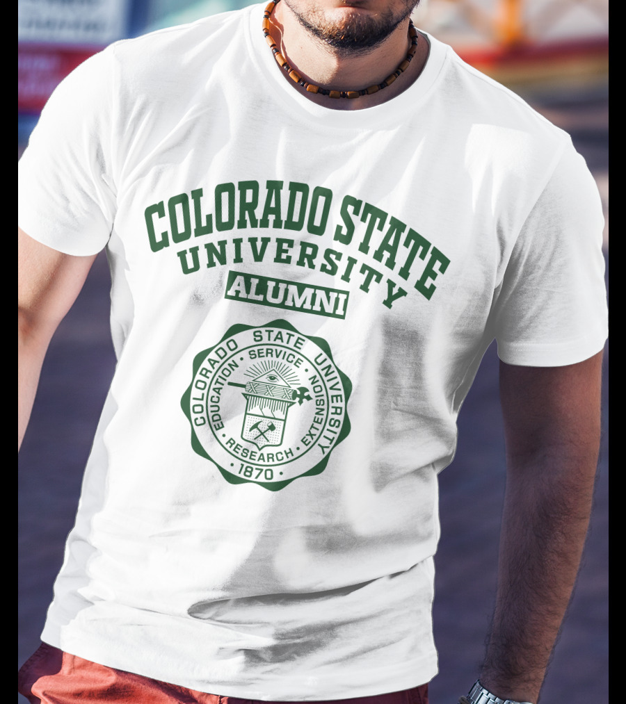 Colorado State University Alumni Seal 1870 Emblem T-Shirt