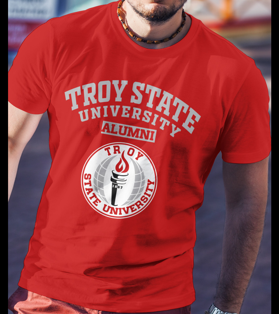 Troy State University Alumni 1887 Torch T-Shirt
