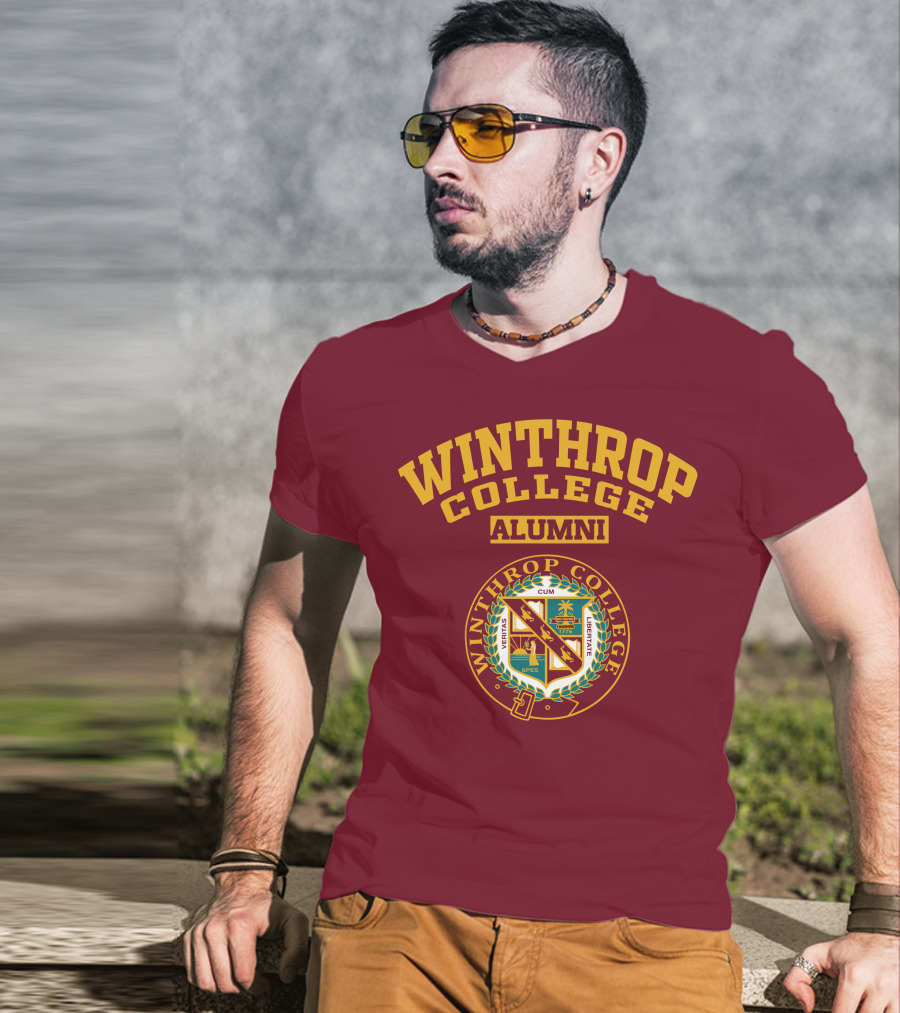 Winthrop College Alumni Vestris Cum Spes Liberate Seal 1875 T-Shirt
