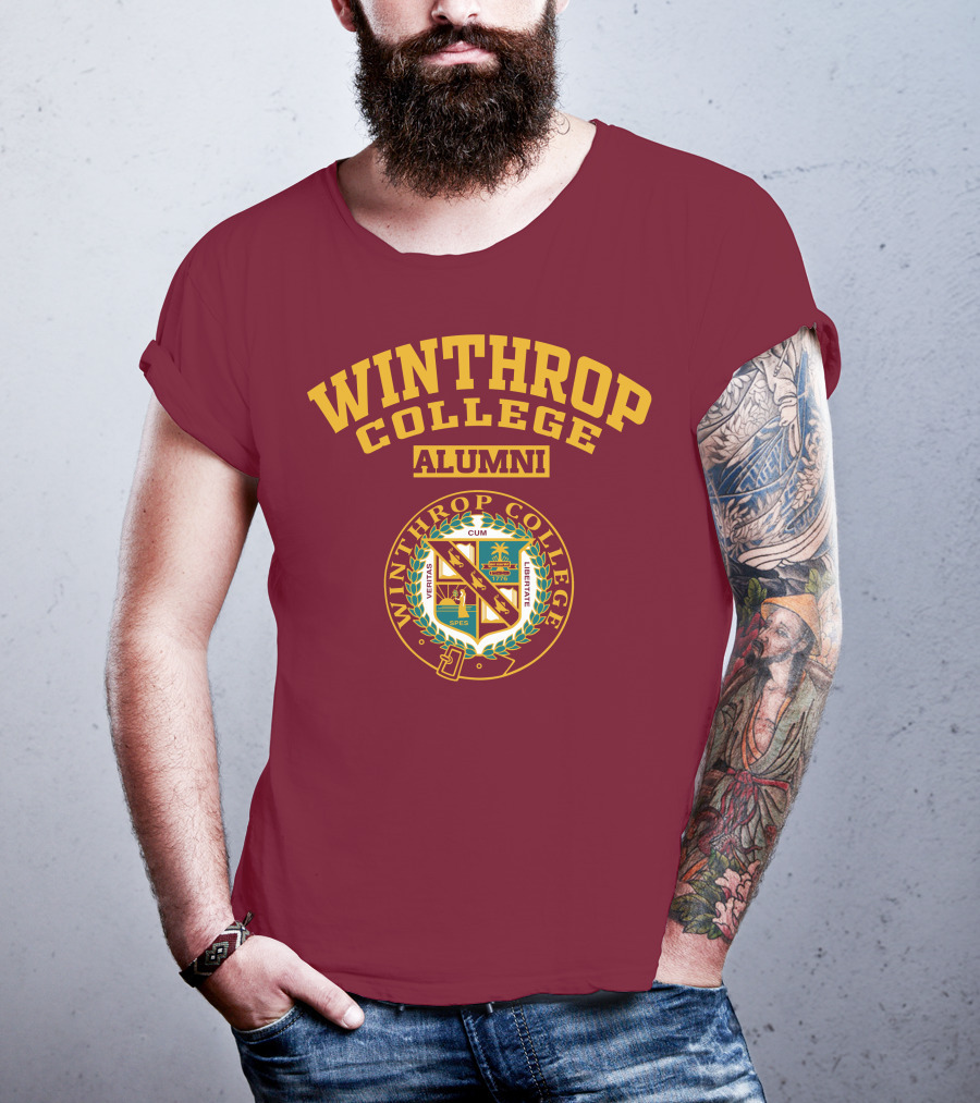 Winthrop College Alumni Vestris Cum Spes Liberate Seal 1875 T-Shirt