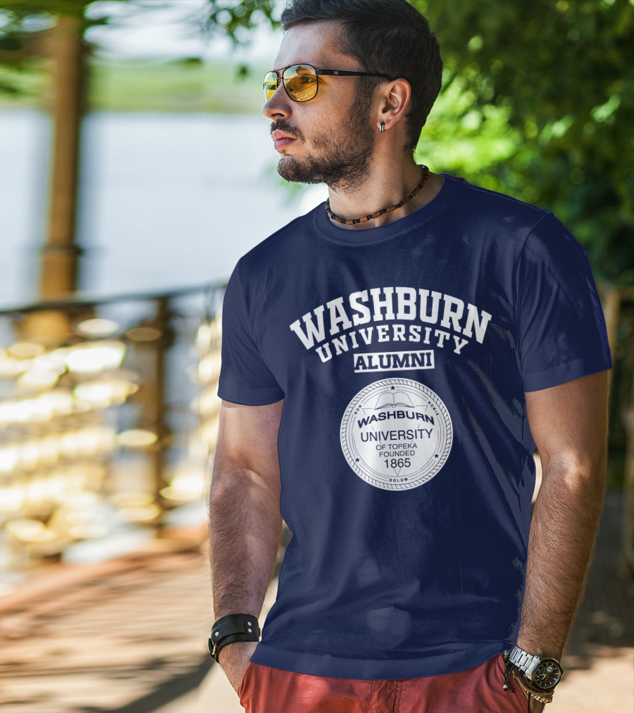 Washburn University Alumni University Of Topeka Founded 1865 T-Shirt