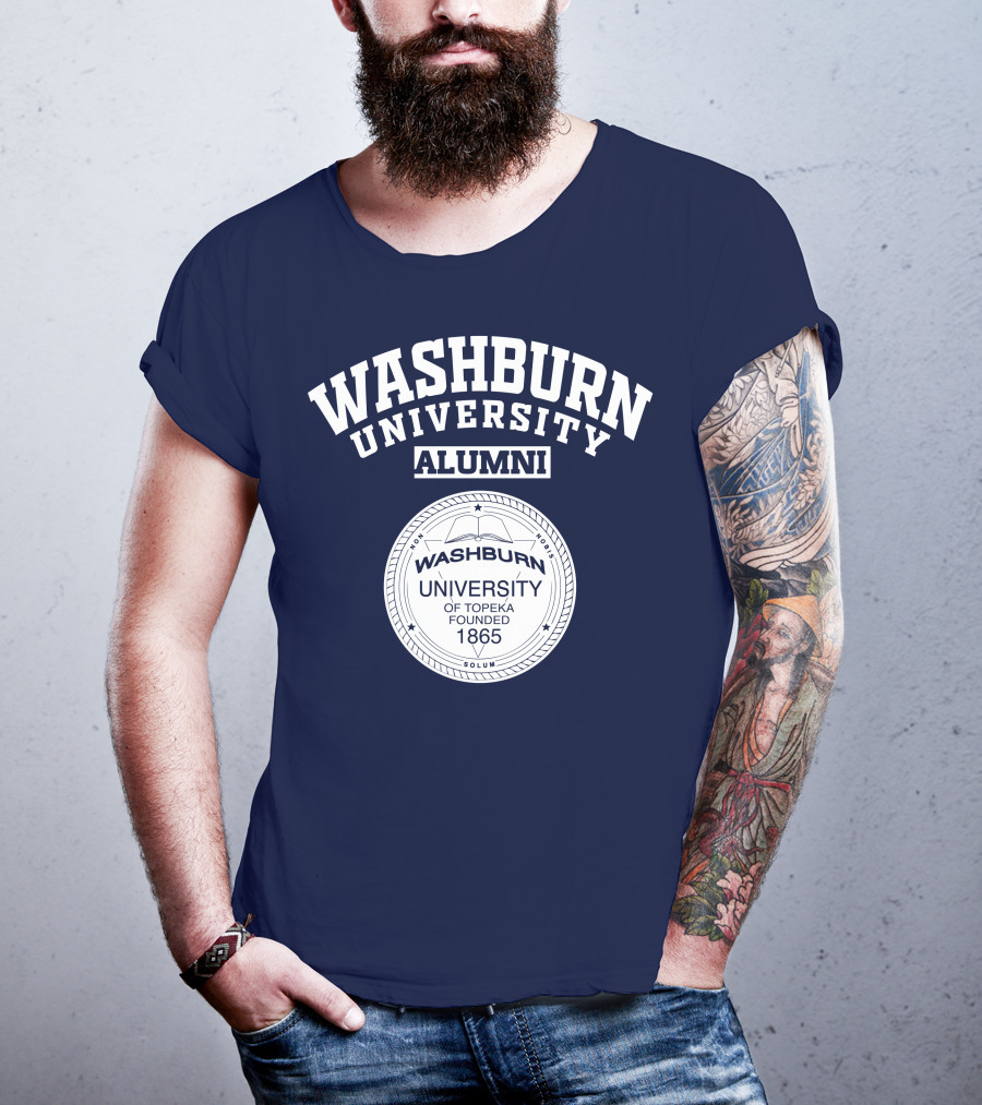 Washburn University Alumni University Of Topeka Founded 1865 T-Shirt