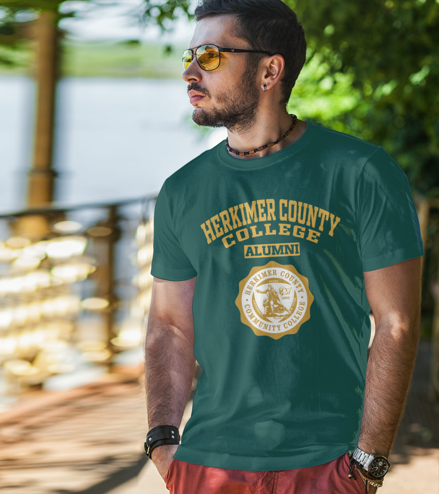 Herkimer County Community College Alumni Emblem 1966 T-Shirt