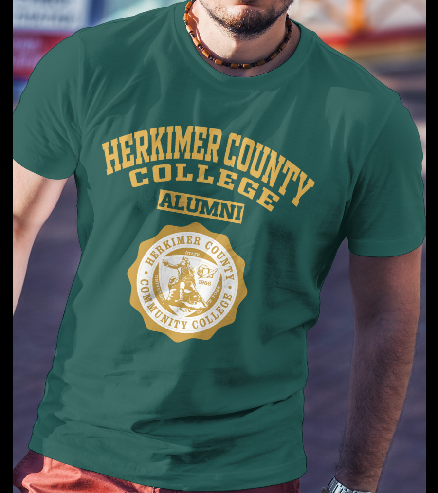 Herkimer County Community College Alumni Emblem 1966 T-Shirt