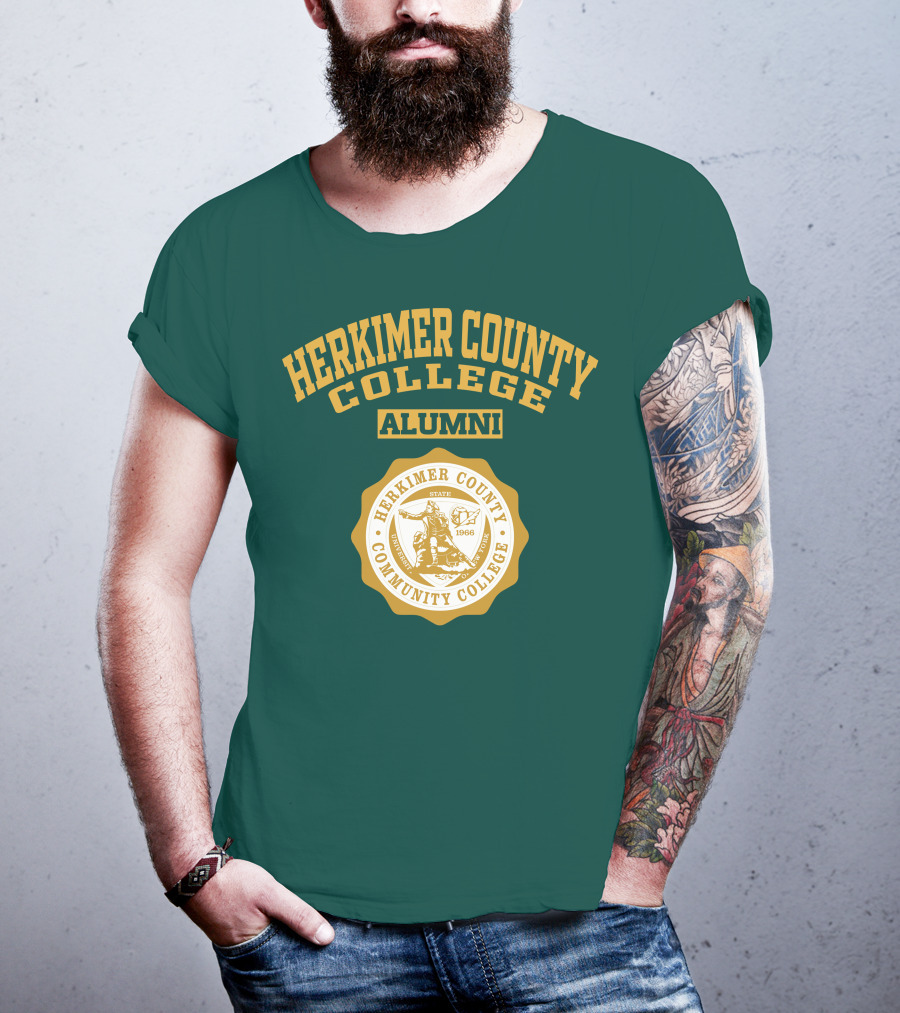 Herkimer County Community College Alumni Emblem 1966 T-Shirt