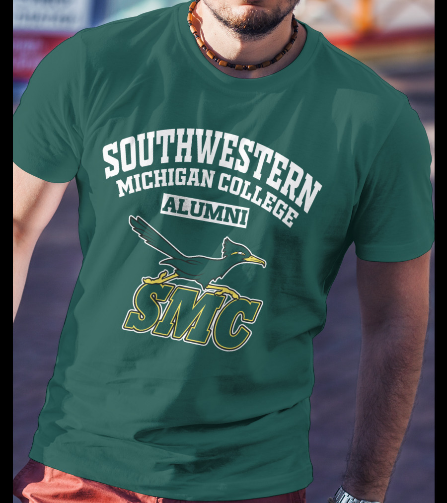 Southwestern Michigan College Alumni SMC Bird T-Shirt