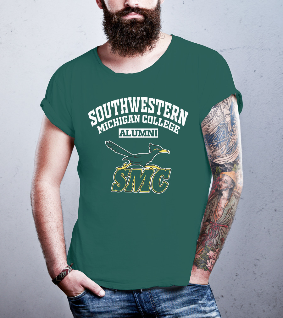 Southwestern Michigan College Alumni SMC Bird T-Shirt