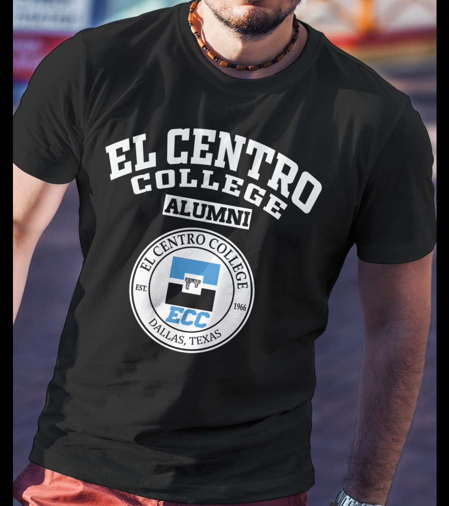 El Centro College Alumni ECC Dallas Texas Est 1966 T-Shirt