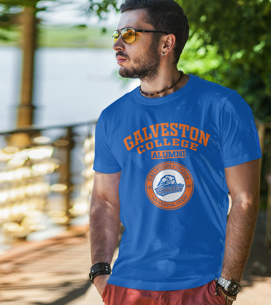 Galveston College Alumni Whitecaps Established 1967 Texas T-Shirt