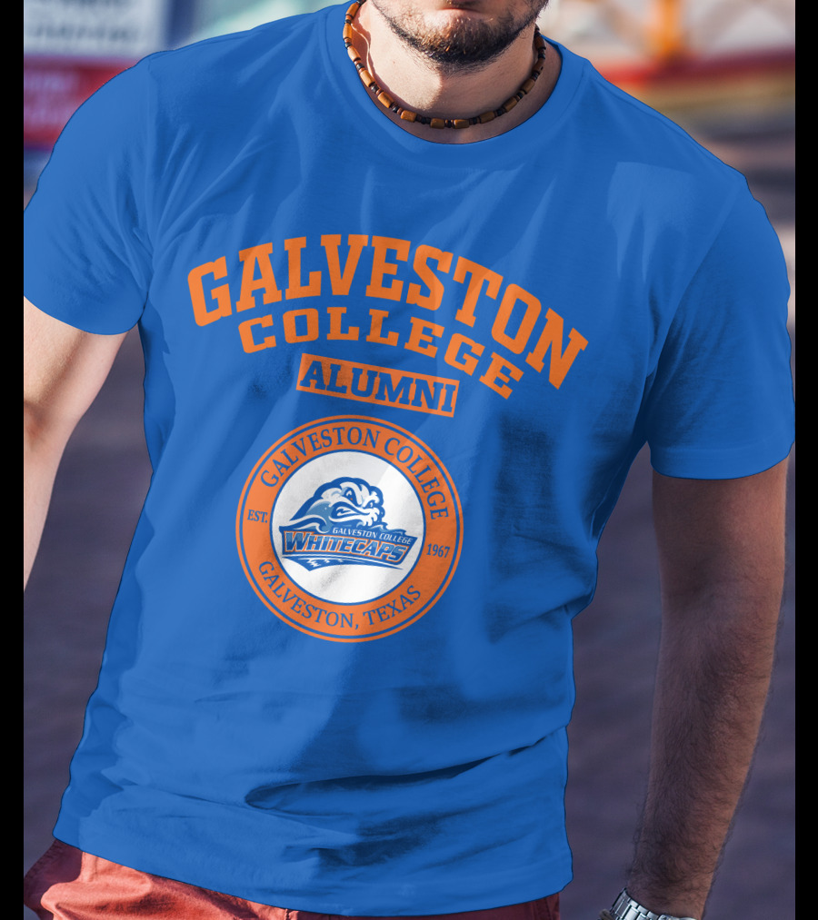 Galveston College Alumni Whitecaps Established 1967 Texas T-Shirt