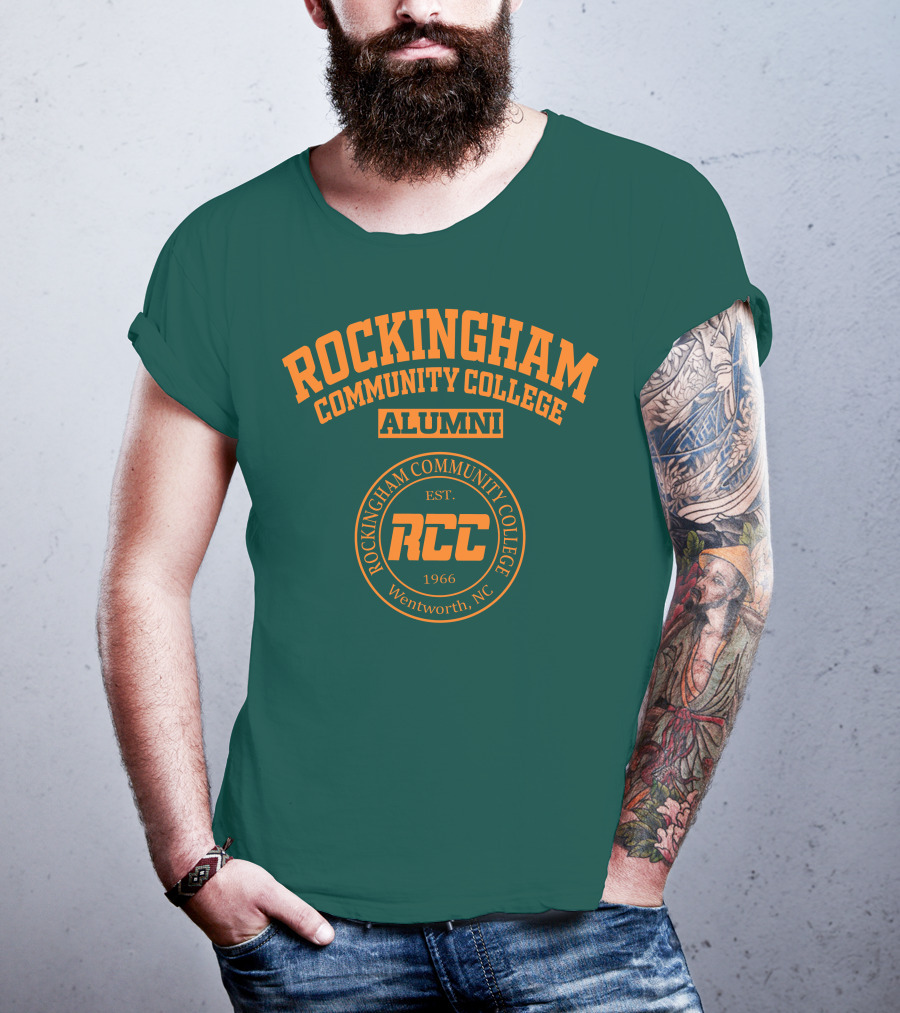 Rockingham Community College Alumni RCC Wentworth NC Est. 1966 T-Shirt
