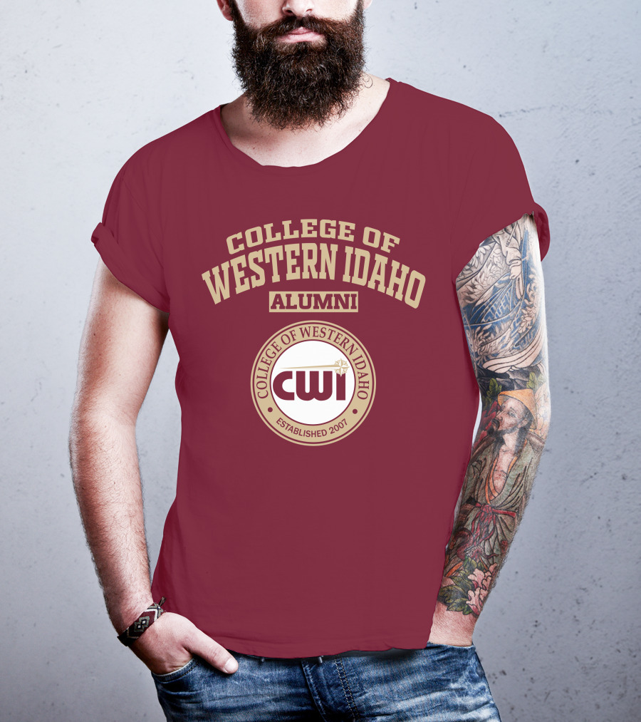 College Of Western Idaho Alumni Established 2007 CWI T-Shirt