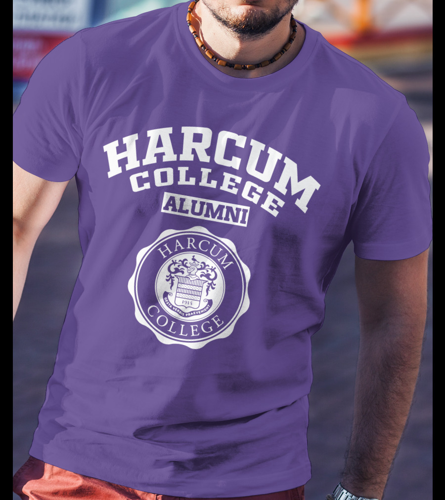 Harcum College Alumni 1915 Seal Purple T-Shirt
