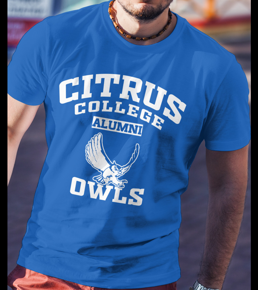 Citrus College Alumni Owls Blue T-Shirt