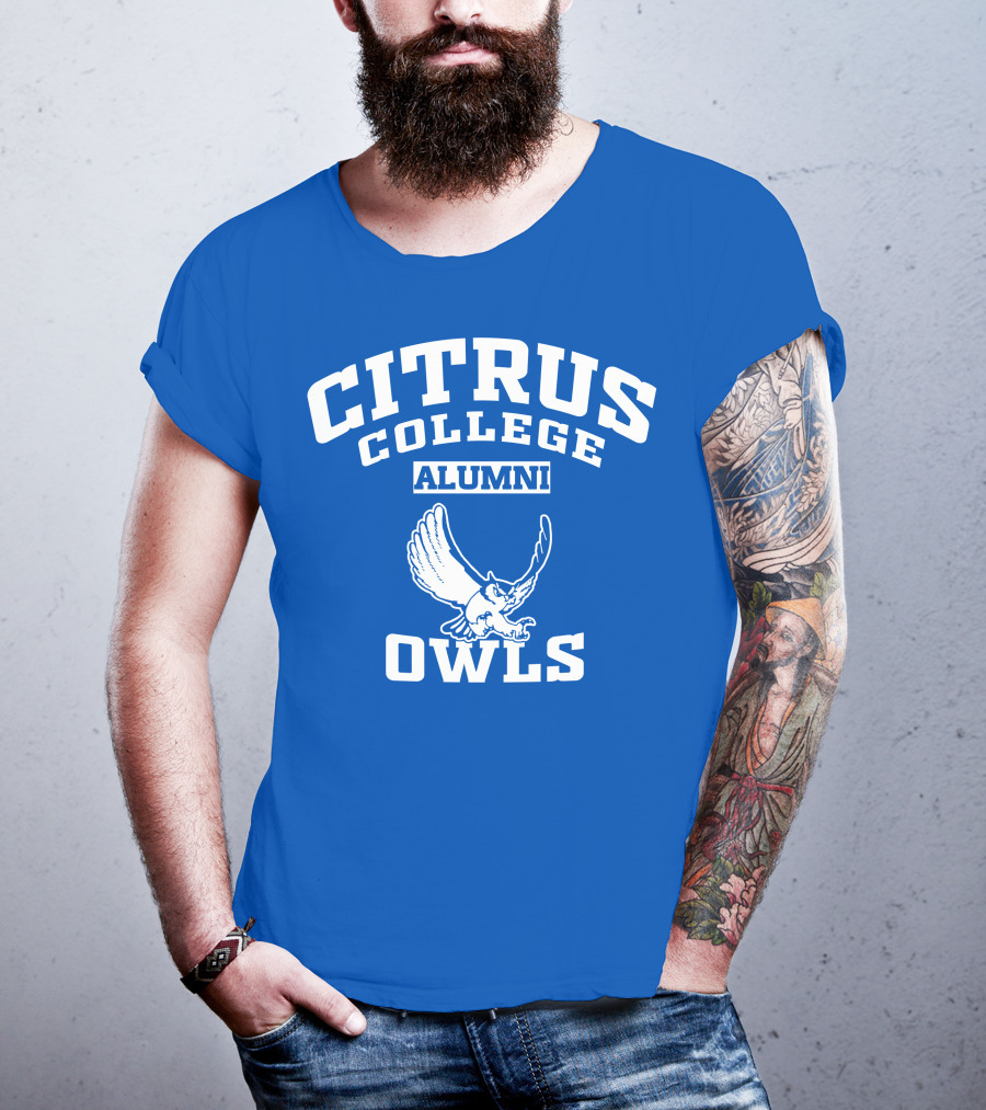 Citrus College Alumni Owls Blue T-Shirt