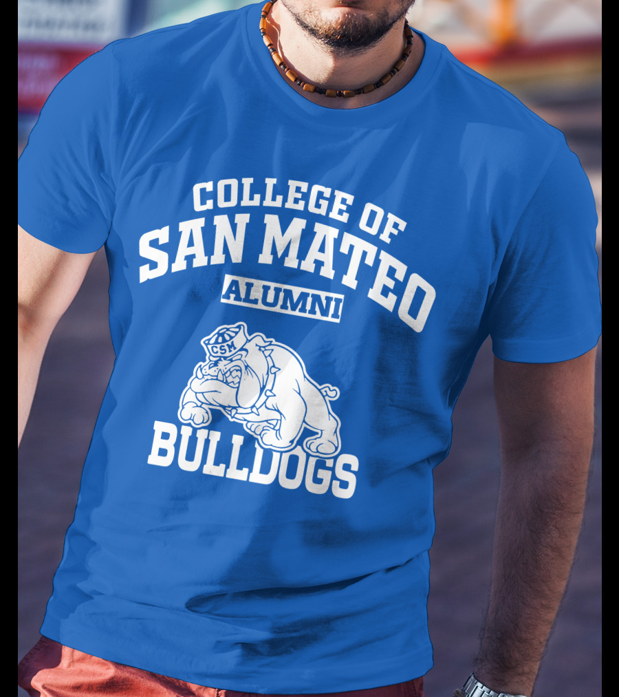 College Of San Mateo Alumni Bulldogs CSM T-Shirt