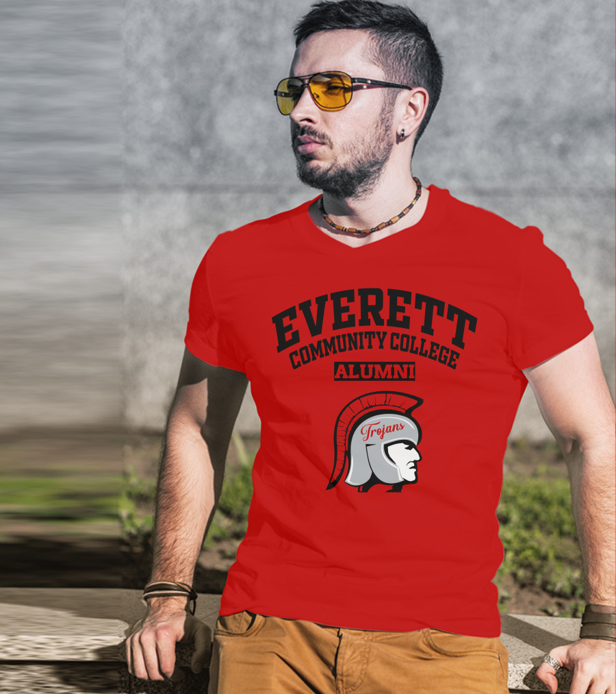 Everett Community College Alumni Trojans T-Shirt