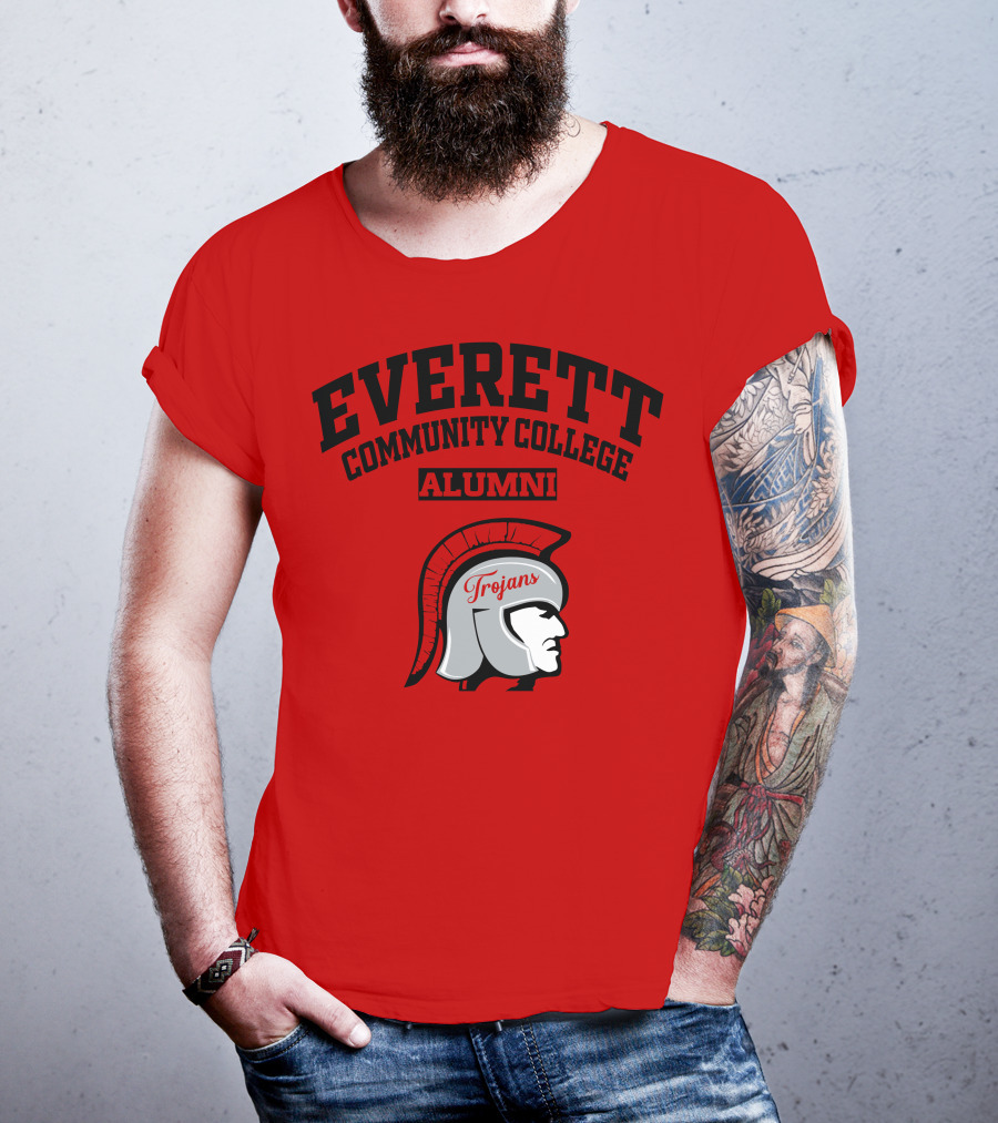 Everett Community College Alumni Trojans T-Shirt