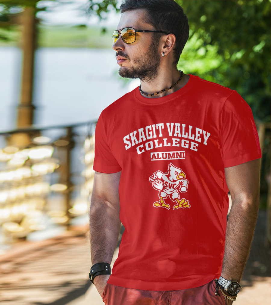 Skagit Valley College Alumni SVC Athletic Mascot T-Shirt