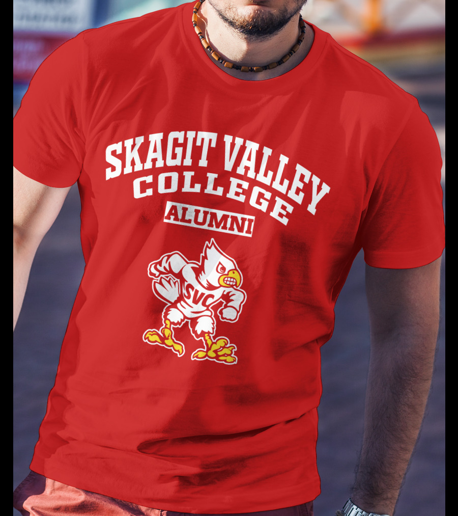 Skagit Valley College Alumni SVC Athletic Mascot T-Shirt