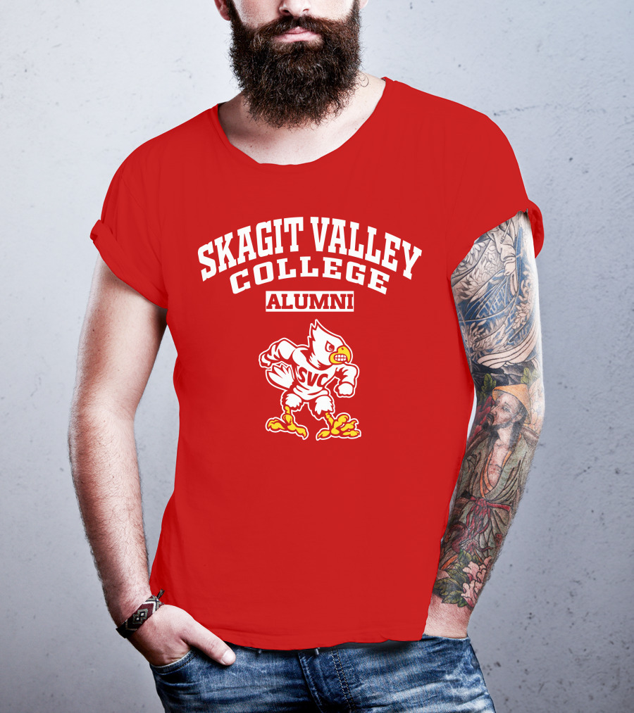 Skagit Valley College Alumni SVC Athletic Mascot T-Shirt